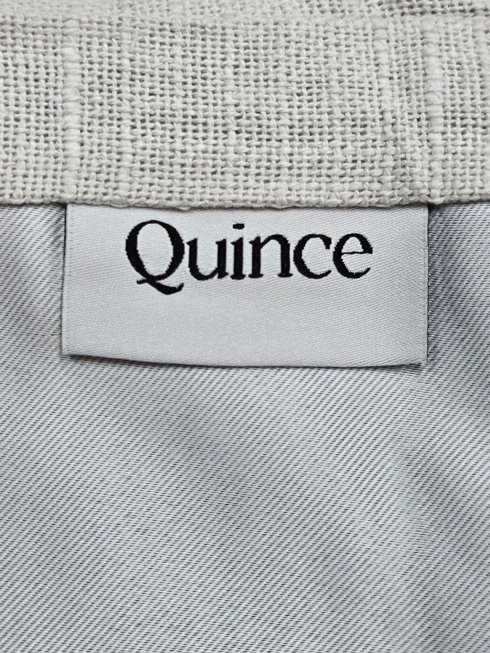 NWT QUINCE Set Of 2 48x84 Cotton Slub Blackout Curtains Cloud 0843